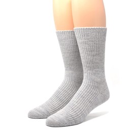 Warrior Baby Alpaca Women's "non-binding" Super Soft Tube Socks (1 Pair) (Medium, Dove Grey)