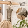 Wardrobe Hat Rack Hanging Rope Hat Storage Clips Hat Organizer