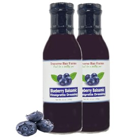 Traverse Bay Farms Nationally Award-Winning Salad Dressings (Blueberry Balsamic, 2 Bottles)