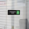 Office Door Slider Indicator – Meeting/Vacant Signs, Confidentiality Sign for