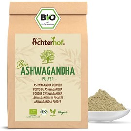 Ashwagandha Pulver BIO (250g) |100% ECHTE Ashwagandhawurzel gemahlen aus Indien | indischer Ginseng | Ayurveda