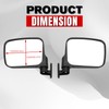 A & UTV PRO Wider Side Mirrors for Honda Pioneer