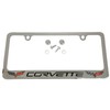 Corvette 2005-13 License Plate Frame/Bezel - C6 Logo Chrome