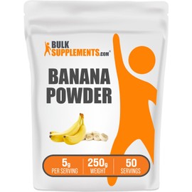 BulkSupplements.com Banana Powder - Banana Powder Setting Powder - Smoothie Powder - Banana Flavoring Powder - Fruit Powder - Dried Bananas Powder - Fruit Powder (250 Grams - 8.8 oz)