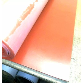 Ja-Bar Silicone Silicone Rubber Sheet  Hi-Temp Red 1/16''Thick x 9" x 12" Rect  60D Std U.S.A.