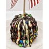 Gourmet Jumbo Caramel Apple (Chocolate Candy Buttons & Milk Chocolate)