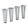 SOTECH FOX-TROT Furniture Feet Chrome-Plated Height 80 mm Adjustable Set