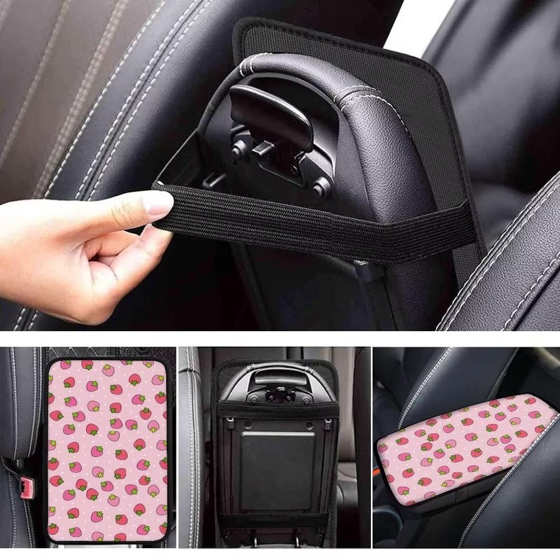 UNICEU Car Interior Decor Accessories Center Console Armrest Cushion Pad,