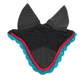 Horse Ear Net Bonnet Soft Comfortable Breathable Knitted Horse Fly Bonnet Ear Net Hat for Outdoor Wear