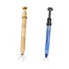 Gadpiparty 2pcs Stainless Steel Diamond Grabber Tool Claw Gemstone Pickup