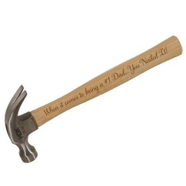 When It Comes To Being #1 Dad - You Nailed It Engraved Hammer