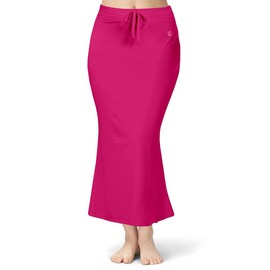 TRENDMALLS Women's Polyester Spandex Saree Shapewear Petticoat for Women, Cotton Blended,Petticoat,Skirts for Women,Shape Wear Dress for Saree Shaper Pink