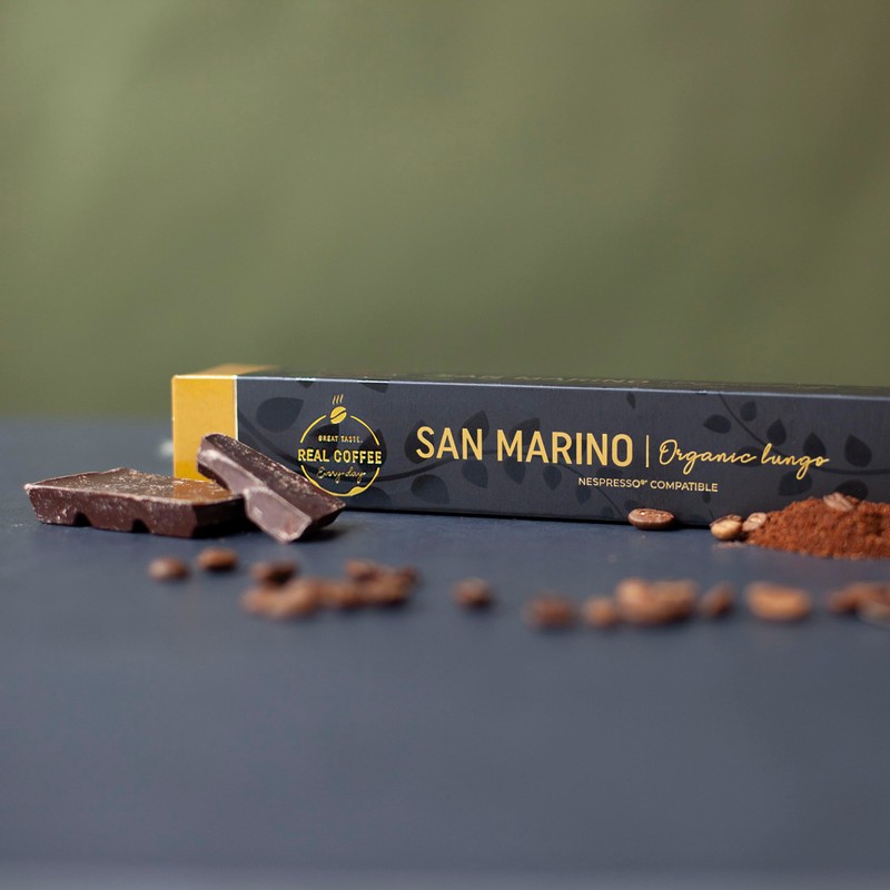‘San Marino’ Organic Italian Lungo for Nespresso | 100 Organic