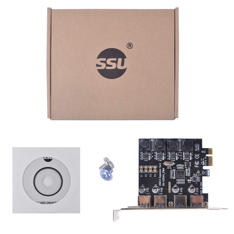 IDEAPRO USB 3.0 Expansion Board, Interface Board, 4 Ports, No