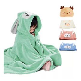 PEGGS Toalla De Baño Con Capucha Para Niños Bebé Manta De Franela