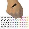 Microphone Solid Temporary Tattoo Water Resistant Fake Body Art Set