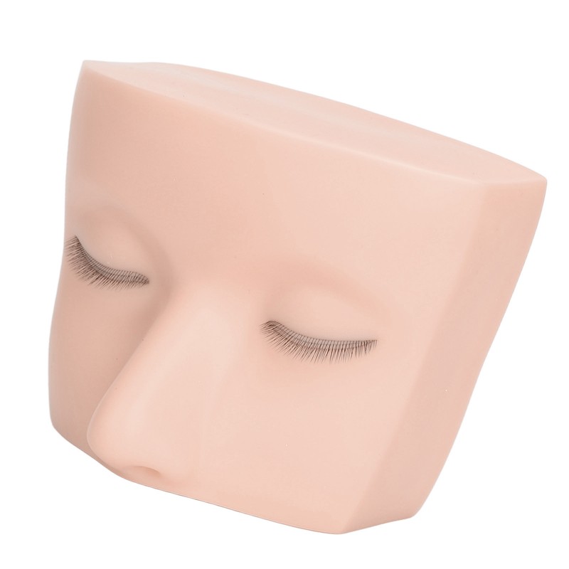 Lash Mannequin Head Elastic Realistic 3 Layer Lashes Eyelash Mannequin