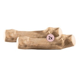 Kauies Coffee Wood for Dogs - Dog Toy 100% Natural, Vegan, Caffeine-free & Calorie Free, Tested for Harmful Substances, Durable Chewing Wood for Dogs from 20 kg, Size L (Pack of 2)