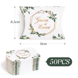 BOFUNX 50 Stück Blumensamen Geschenktüten Schön, dass du da bist Samentüten Papiertüten Blumensamen Verpackung Gastgeschenk für Hochzeit Taufe Kommunion Konfirmation Geburtstag