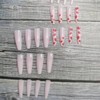 Valentine's Day Press on Nails Extra Long Coffin Fake Nails