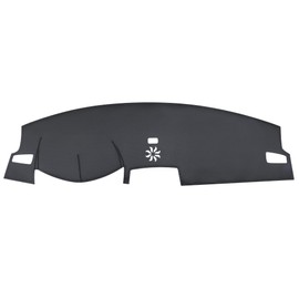 Godnee Dashboard Cover for 2022–2025 Honda Civic 11th Gen – Custom Fit Carbon Fiber Leather Dash Mat Sun Protection Pad (Black)