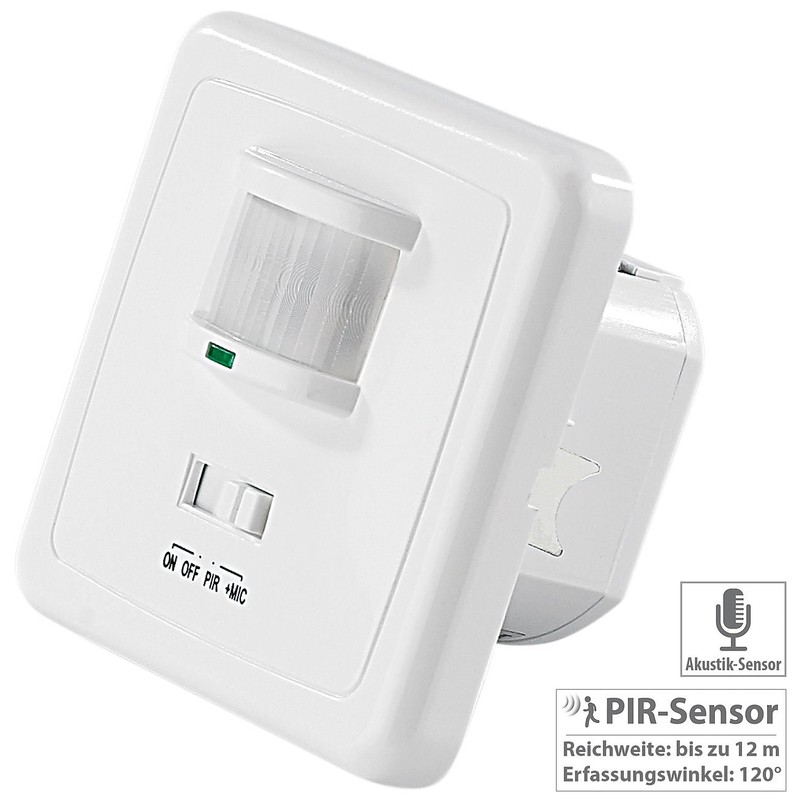 Revolt Automatic Light Switch with Motion Sensor & Sound Sensor