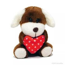moicla Cute Dog Heart - 5" Stuffed Animal Toy, Great for Valentine's Day Gift