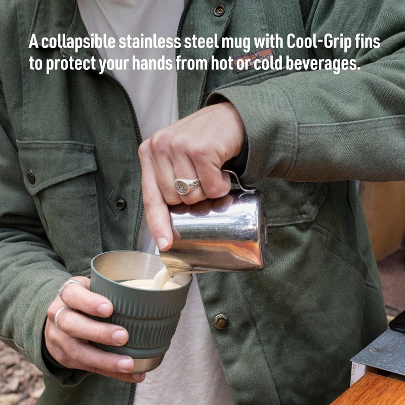 Sea to Summit Detour Stainless Steel Collapsible 16 Ounce Camp