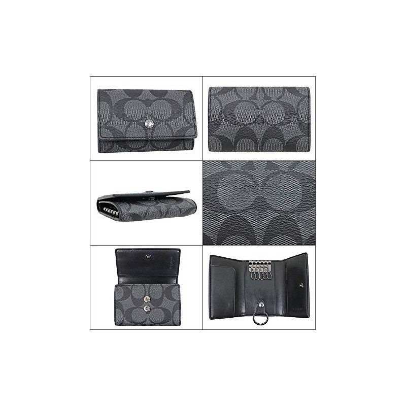 Coach F78675 Signature 5 Row Key Case, Men's, Women's, Outlet