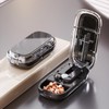 Multi-Functional Adjustable Pill Splitter Cutter with Safety Lock and Accurate