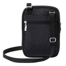 Baggallini Women's Journey Crossbody Bags 9x6 Small Lightweight Travel Handbag W/RFID, Black Zebra, One Size