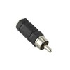 RCA Male to 3.5mm Mono Female Cable Connector Audio Adaptor