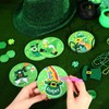 Queekay 8 Pcs St. Patrick's Day Diamond Painting Coasters with