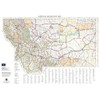 Benchmark Maps: Montana Recreation Wall Map - 26 x 36