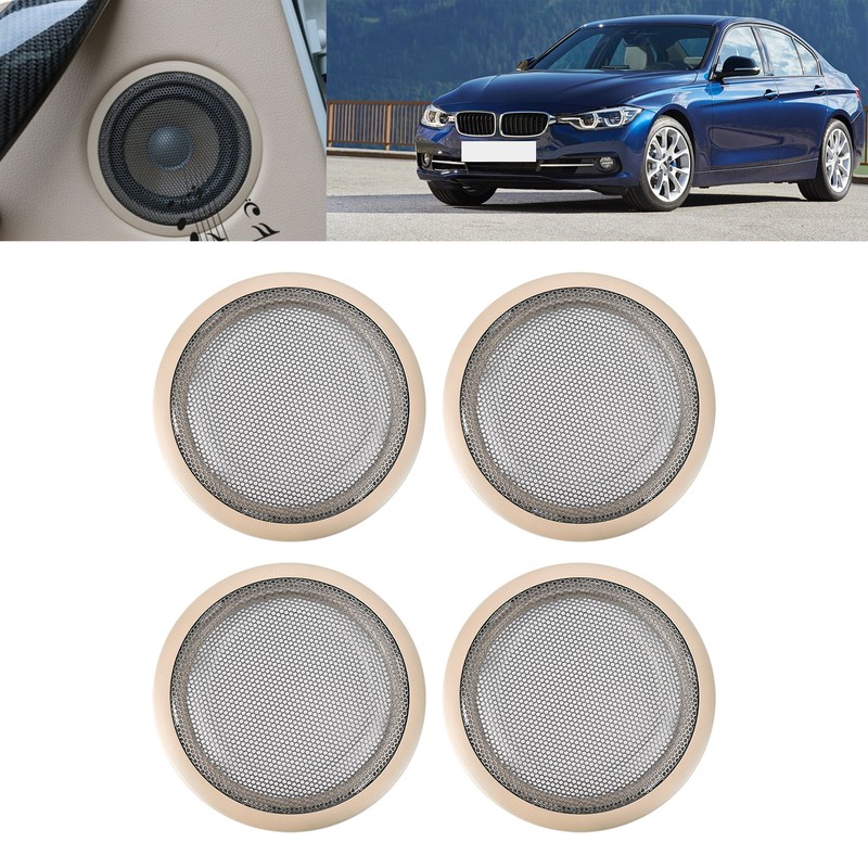 4Pcs Inner Door Horn Frame Car Speaker Audio Panel Cover