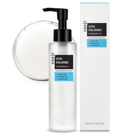COXIR [Coxir] Aceite limpiador ultra hialurónico (150 ml) | Sin parabenos| un solo paso para limpieza profunda e hidratación profunda