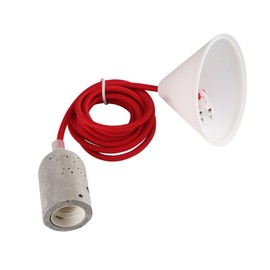 Shada 2900126 suspension lighting Flexible mount Grey E27