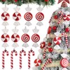 12Pcs Christmas Lollipop Candy Cane Ornaments, Hanging Candy Cane Christmas