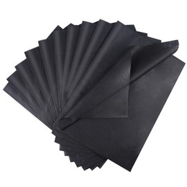 ihaspoko 60 Sheets Black Tissue Paper, 50 x 35 cm, Gift Wrapping Paper for Crafts and Gift Wrapping, Decorative