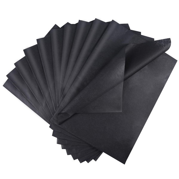 ihaspoko 60 Sheets Black Tissue Paper, 50 x 35 cm,
