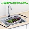 ExcelSteel Colador de acero inoxidable., Stainless
