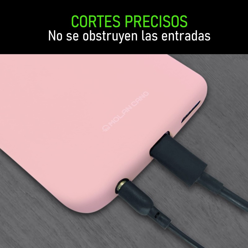 Molan Cano Funda Case de Silicon Suave Protector Acabado Mate