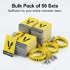 50 Sets Event Staff Cards with Lanyards Event ID Card