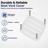 sourcing map 4 Pcs Boat Vent Cover, 5.31x5.31 Inches Plastic