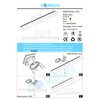 Combuh LED Bathroom Vanity Light Bar, 16 Inch 9W Black