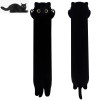 MUFEIRUO Long Cat Plush,50CM Long Cat Stuffed Animals Soft Black