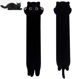 MUFEIRUO Long Cat Plush,50CM Long Cat Stuffed Animals Soft Black Kitten Plush...