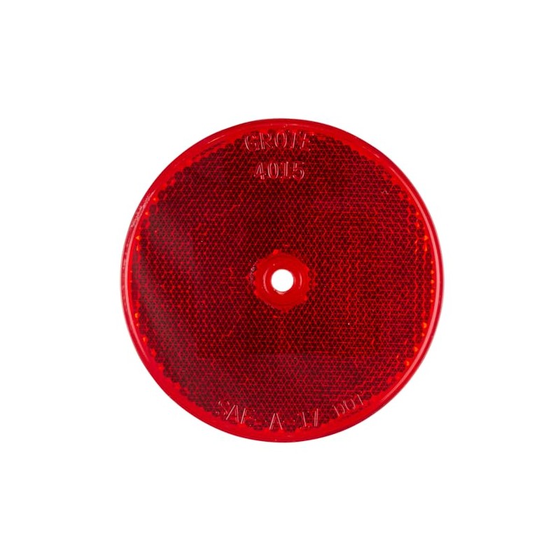 Grote 40152 Red Sealed Center-Mount Reflector