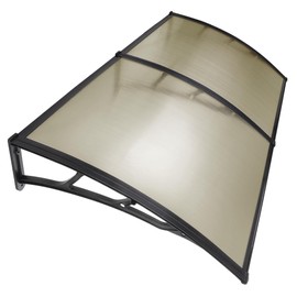 Yescom Door Window Outdoor Awning 80"x40" 2 Whole Hollow Polycarbonate Sheets Cover UV Rain Snow Protection