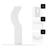Radiator Mounting Bracket Hook Made of Cast Iron Heating Installation